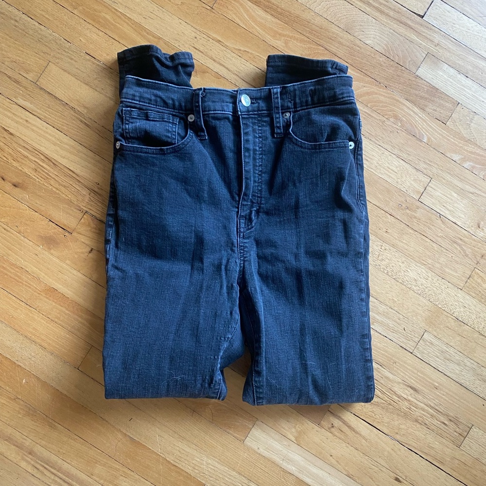 Black Madewell Stretchy Skinny Jeans